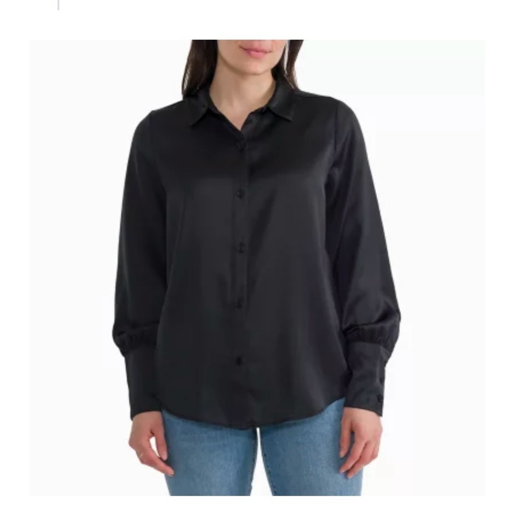 Joie Classic Black Women's Button-Up Top